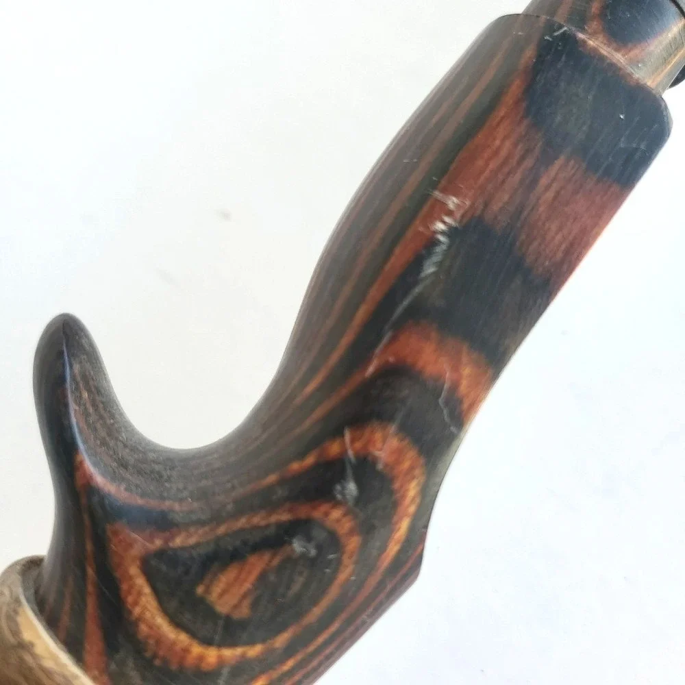 VTG Lyle Bamboo Fishing Rod 5'5in 67in Tigerwood handle Green Angler Light 1pc